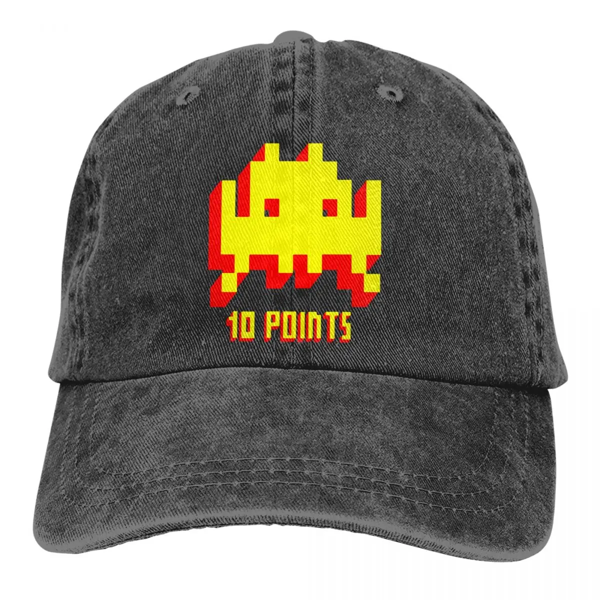 

Space Invaders Airplane Shooting Game Multicolor Hat Peaked Women's Cap 10 Points Personalized Visor Protection Hats