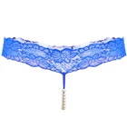 Сексуальные трусики с открытой промежностью, кружевные стринги, стринги с вырезами и жемчугом, мини-стринги, нижнее белье для нижнее белье мини-бикини, женские трусы