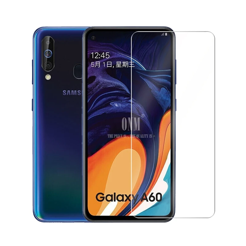 2 шт закаленное стекло для Samsung Galaxy A60 защита экрана 2.5D 9H защитная пленка 6