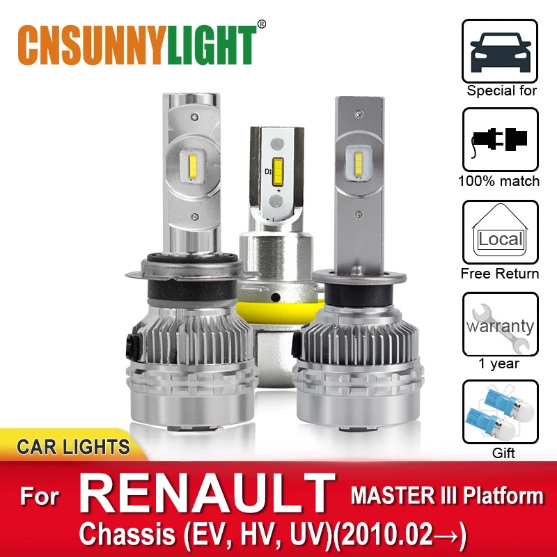CNSUNNYLIGHT светодиодный фары для автомобиля RENAULT MASTER III платформа/шасси EV HV UV From2010