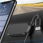 Магнитный автомобильный держатель для телефона, подставка в форме мини-полосы для приборной панели для Huawei, металлический сильный магнит, автомобильное крепление для GPS для IPhone 11, оптовая продажа