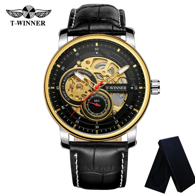 Автоматические механические мужские наручные часы WINNER спортивные армейские
