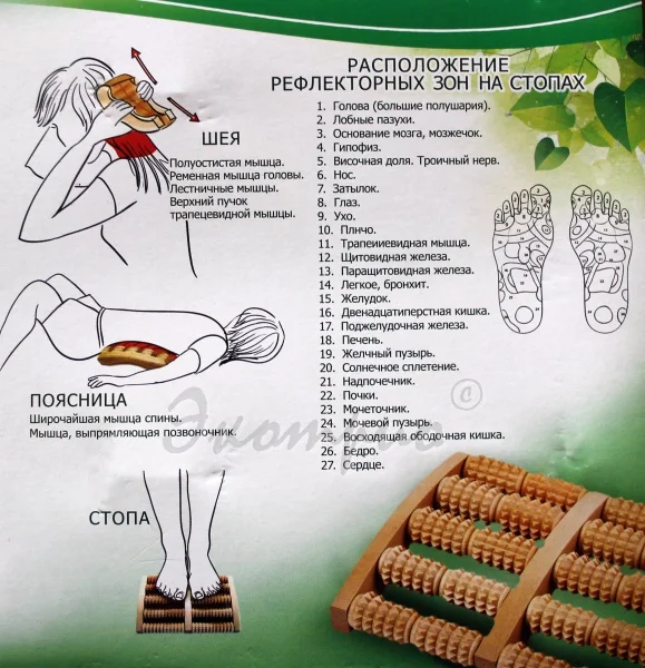 Массажер деревянный на стул фото - Диван.ру