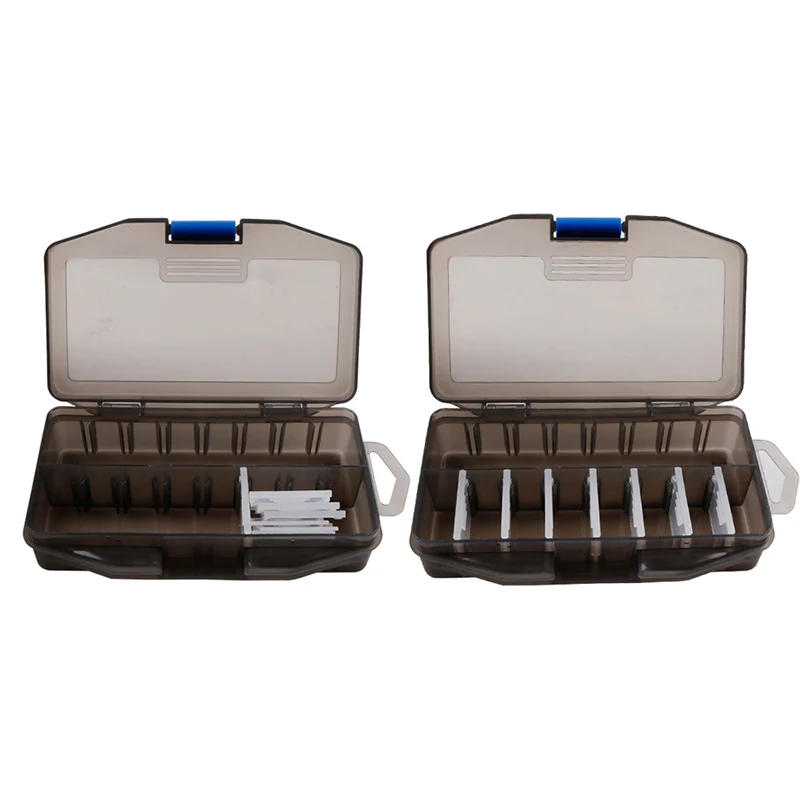 Ящик для рыболовных снастей съемный 10 ячеек крючки приманок отсеки чехол