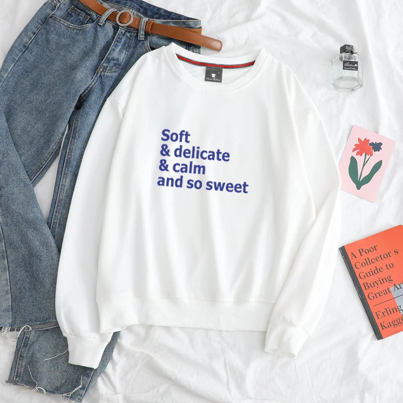 Толстовка мужская с надписью Мягкий деликатный топ Повседневная модная уличная