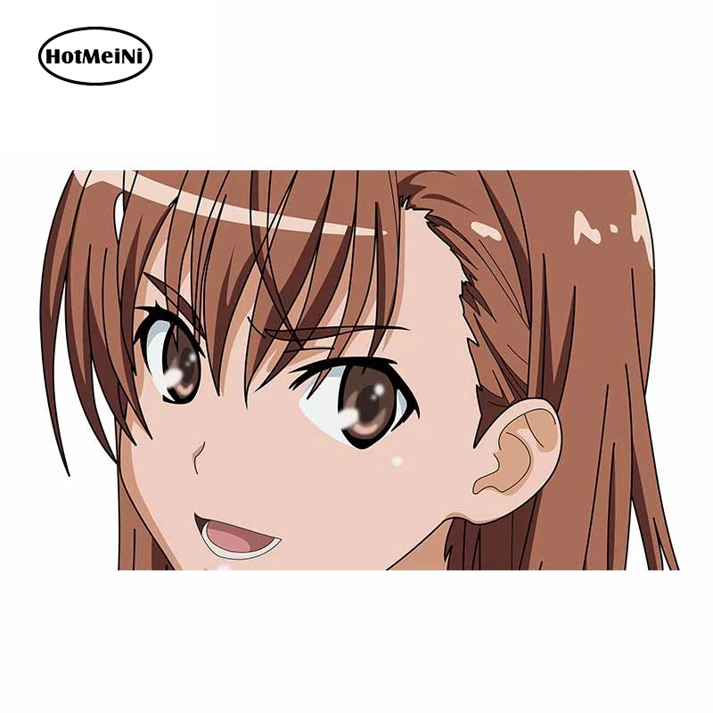 

HotMeiNi 13cm x 8cm for Misaka Mikoto Graphics Car Stickers and Decals Bumper Window Motorcycle Waterproof Auto Vinyl Car Wrap