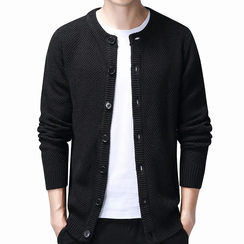 Классический кардиган свитер Мужской Повседневный Мужское пальто на пуговицах