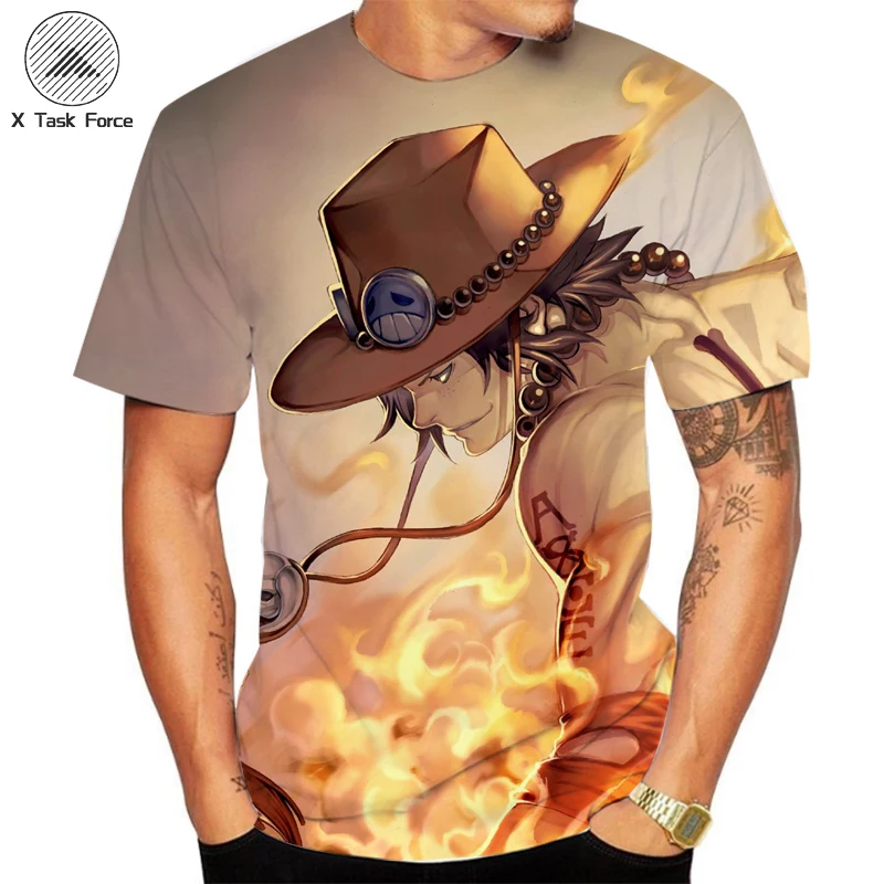 

Cool Luffy T-shirts Men/Women 2020 New Fashion Hip Hop T Shirt Casual Brand Men Clothing 3D Printing Summer Tees Anime Tops