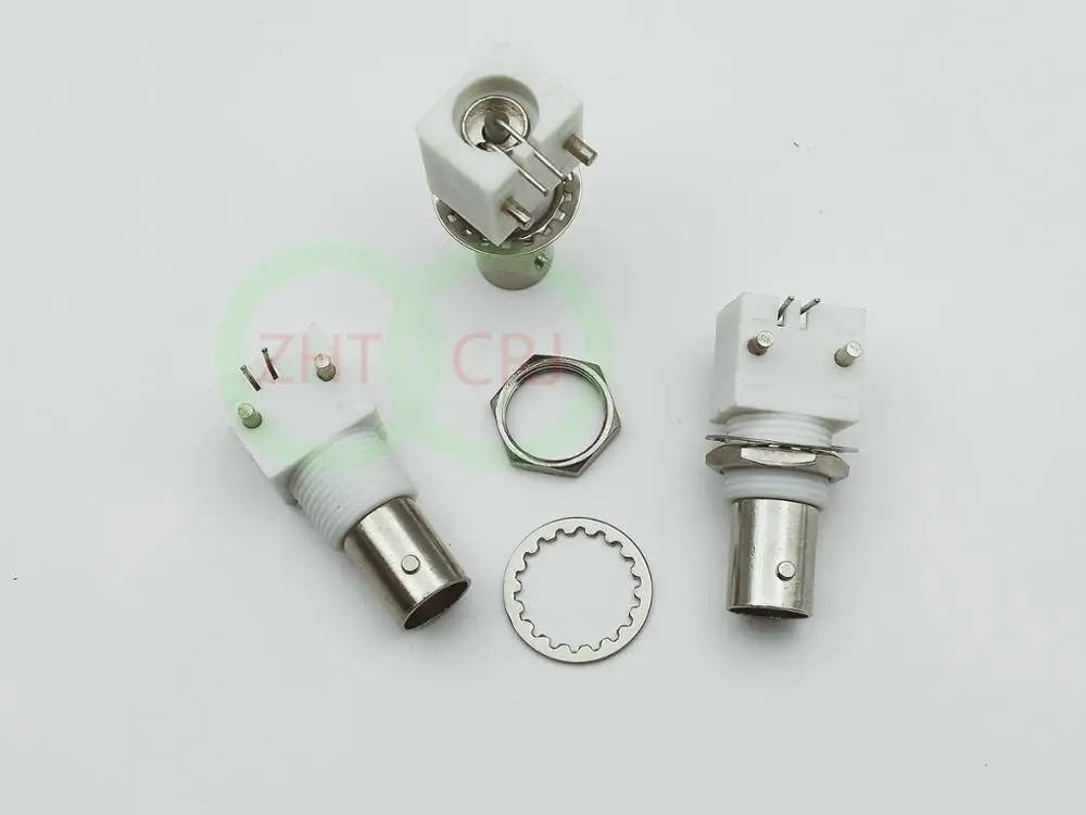 100 шт. BNC гнездо PCB панель крепление паяльник адаптер Новый|Соединители| |