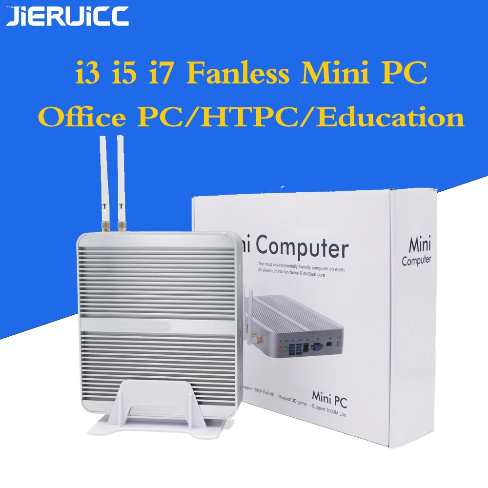 4K HTPC мини ПК Windows 10 Nuc компьютер Barebone мини ПК I5 4200u, i5 5200u, i7 4500u Макс 16G
