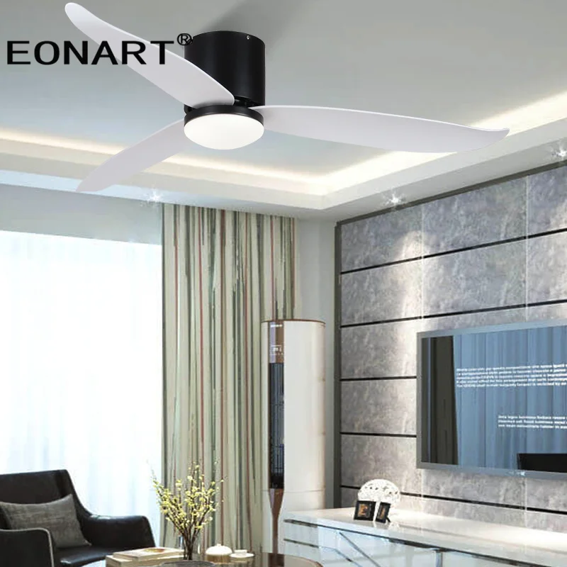 Потолочный вентилятор 52-дюймовый с дистанционным управлением и светодиодной