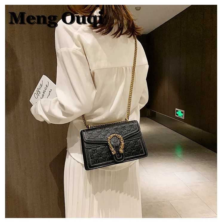 

Simple Chain Designer Scrub PU Leather Crossbody Bags for Women 2020 Women's Trend Handbags Branded Small Luxury Cross Body Bag