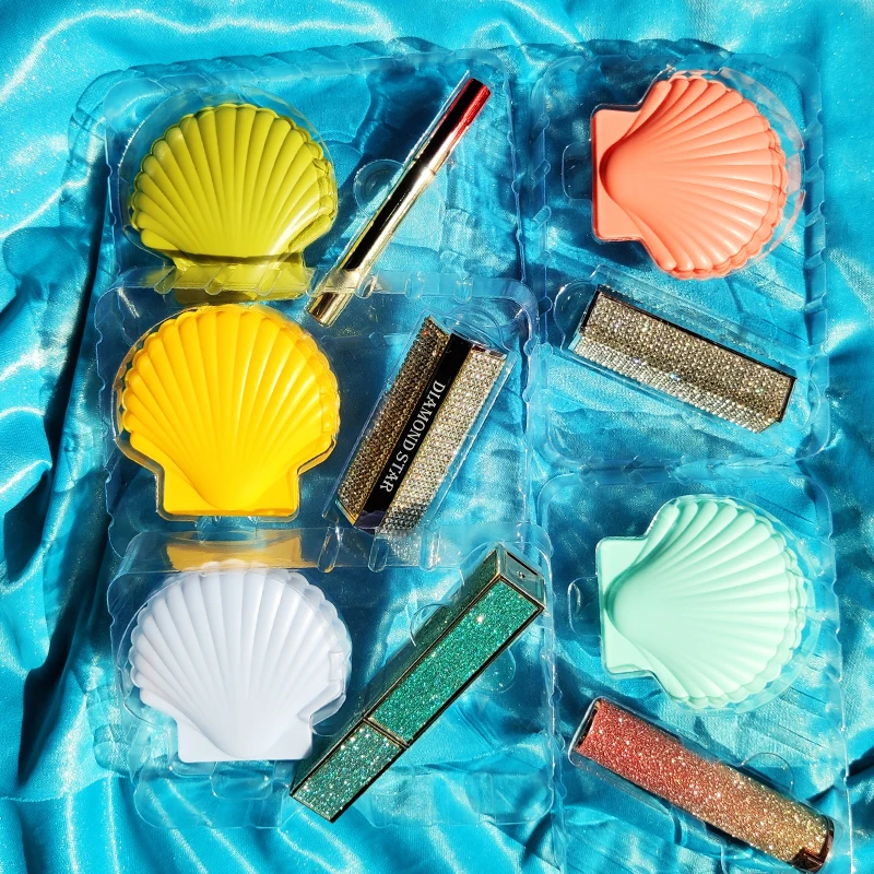 2 шт./компл. Сиси мерцающие тени для век Палитра градиент пигментарный порошок