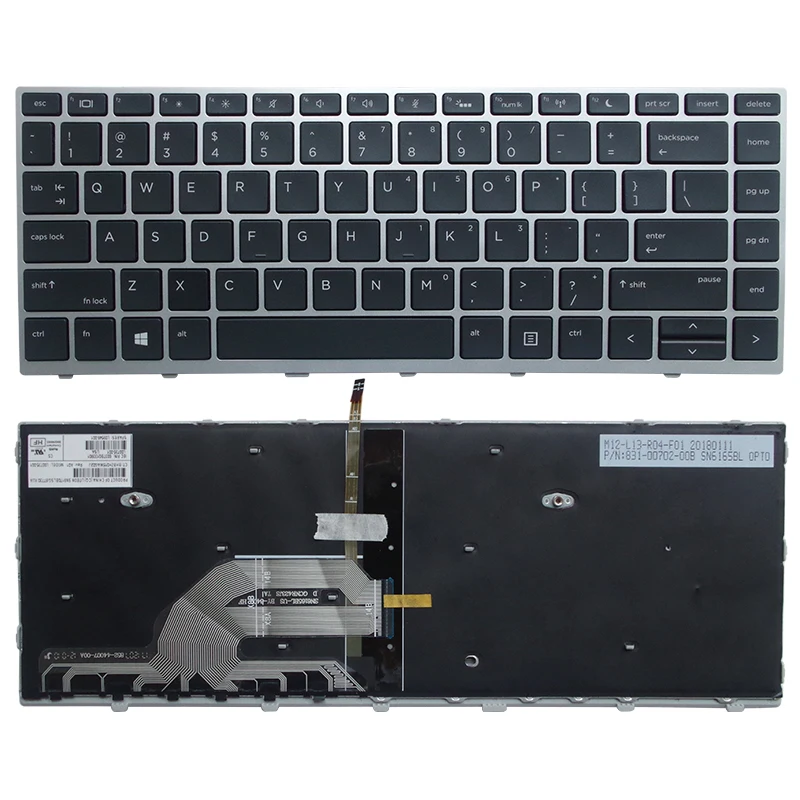 Podświetlenie nowy US/BR laptopa klawiatura do HP Probook 640 G4 645 G4 645 G5 430 G5 440 G5 445 G5 w języku angielskim