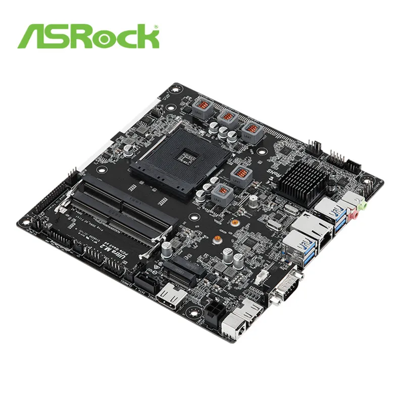 Новый Asrock A320 AM4 MINI-ITX Htpc Moederbord Voor A320TM-ITX системная плата USB3.1 M.2 DDR4 | Компьютеры и офис