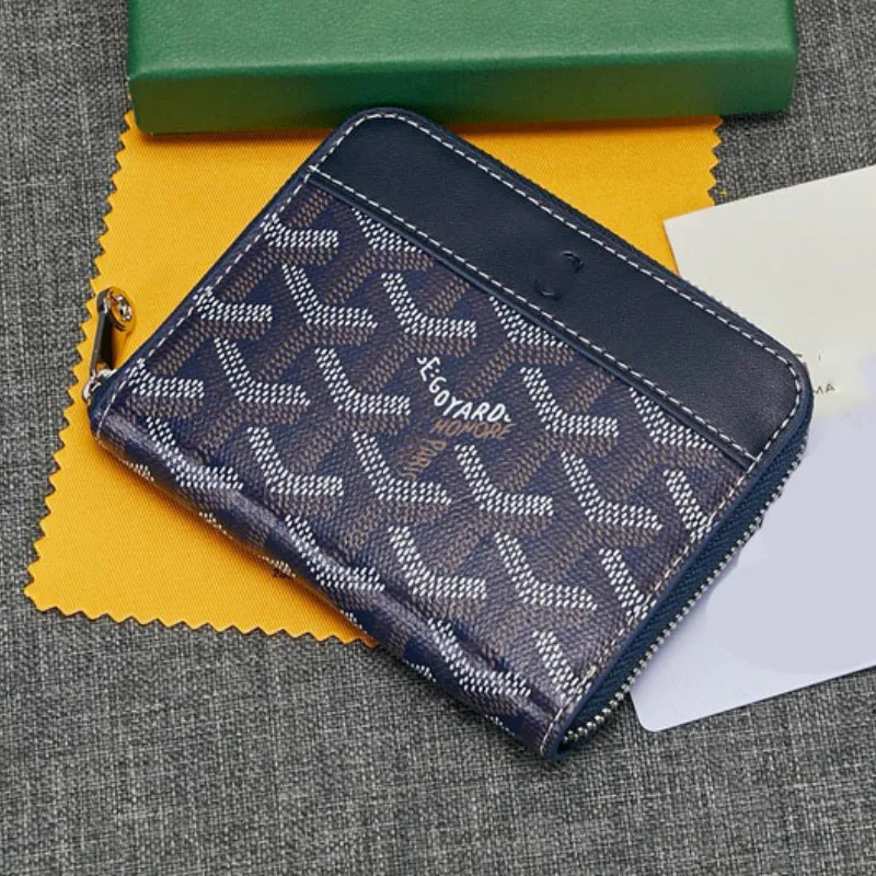 

2020 new fashion large capacity short zipper wallet dog tooth bag small coin purse