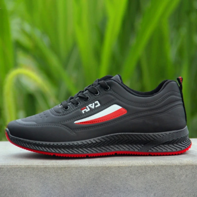 Мужские кроссовки водонепроницаемые на осень зиму теплая прогулочная