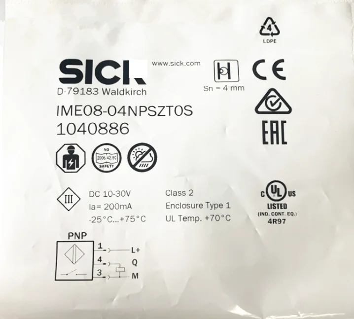 IME08-04NPSZT 0S Бесконтактный переключатель