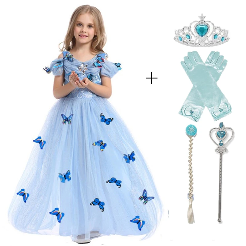 Платье детское с коротким рукавом для девочек | Детская одежда и обувь