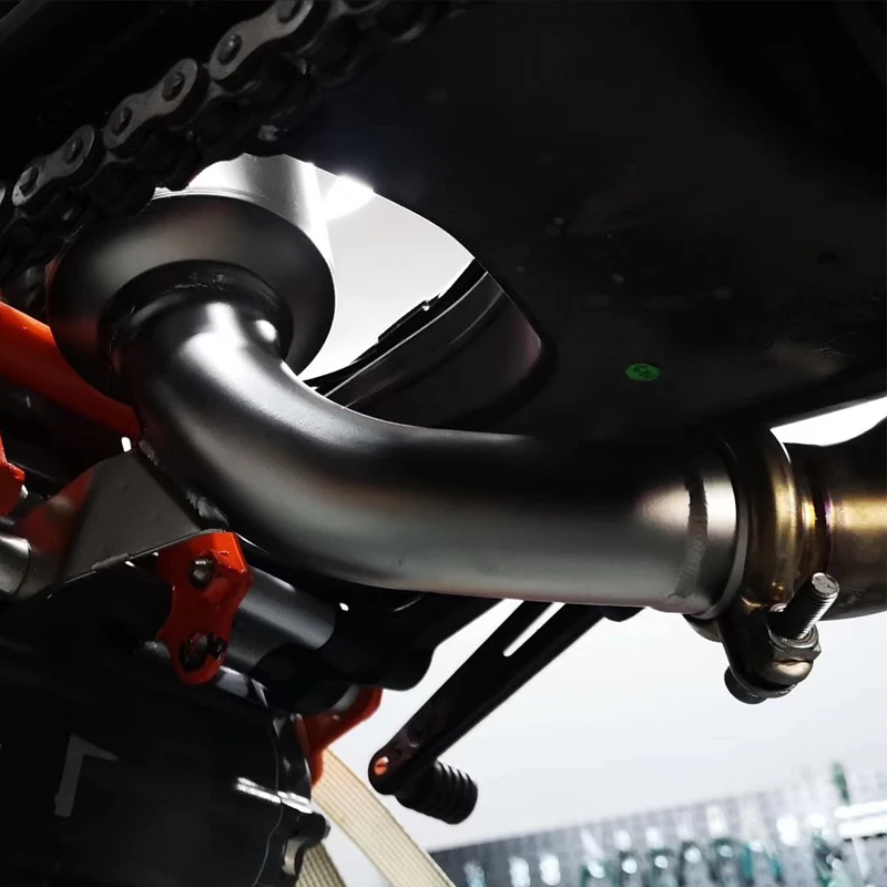 Выхлопная труба для мотоцикла патрубок из нержавеющей стали для- KTM 390 125 250 Slip-on