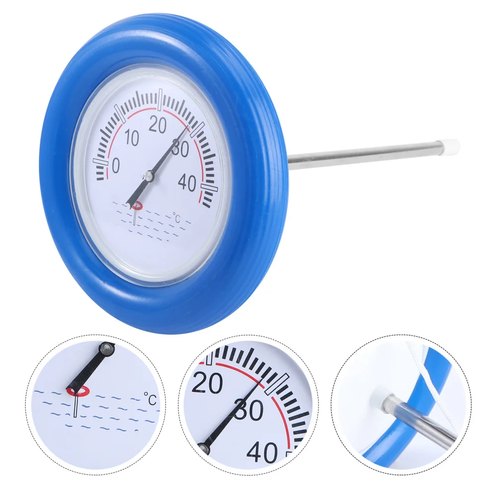 

1Pc Household Floating Swimming Pool Temperature Tester (Blue)