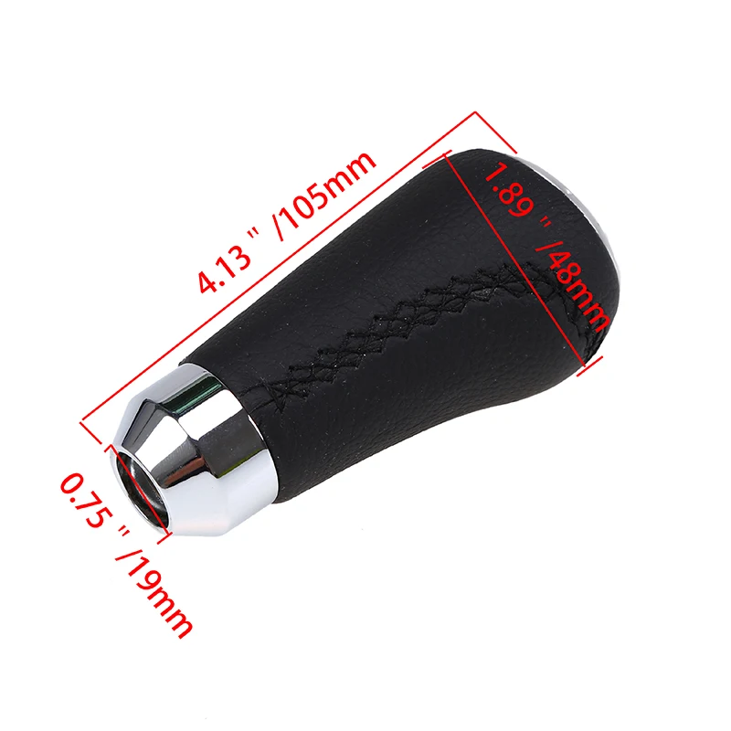 Универсальный 5 скоростной ручной рычаг переключения передач POSSBAY кожаный