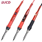 Паяльник JCD 908S, паяльная станция с ЖК-дисплеем, 80 Вт, Многофункциональная кнопка обновления 908U, регулировка температуры