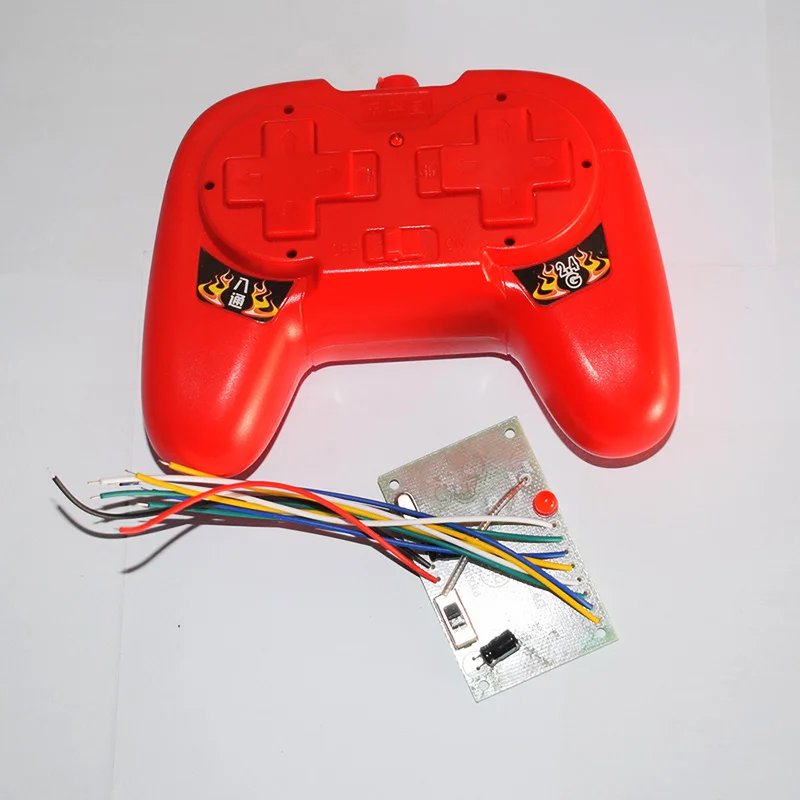 

1pcs 2.4G 8 channel red blue Battle mode remote control with receive rc car plane robot kids toys for boys diy baby accessories