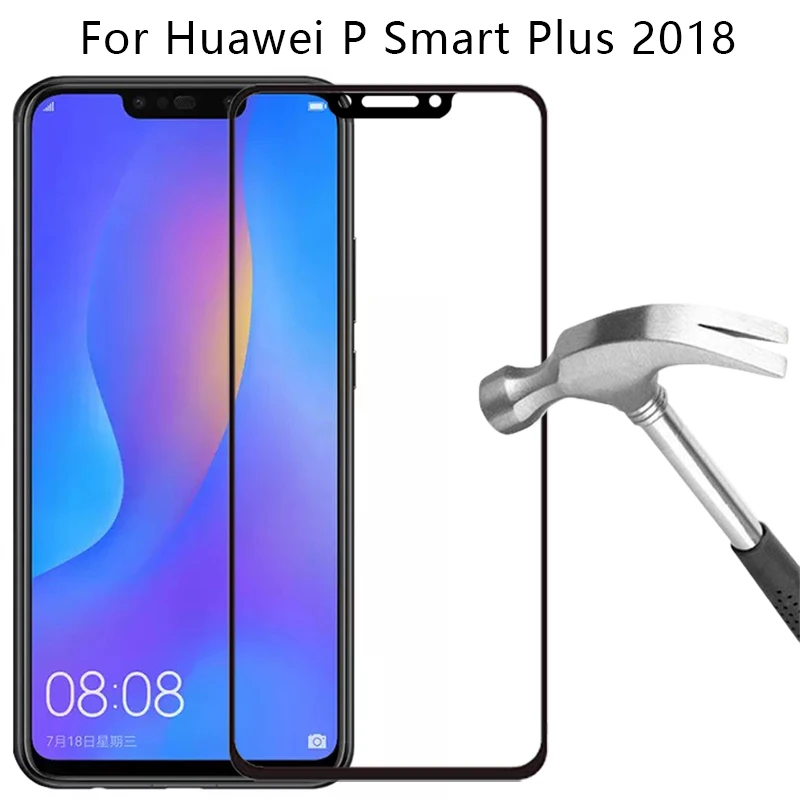 

protective glass for huawei p smart plus 2018 screen protector tempered glas huawey psmart p smar smat safety film huwei hawei