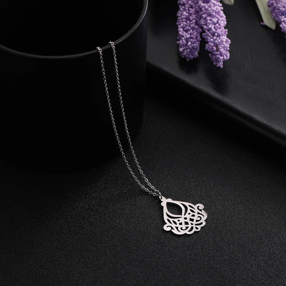 Женское Ожерелье чокер из нержавеющей стали серебристого цвета|Ожерелья с