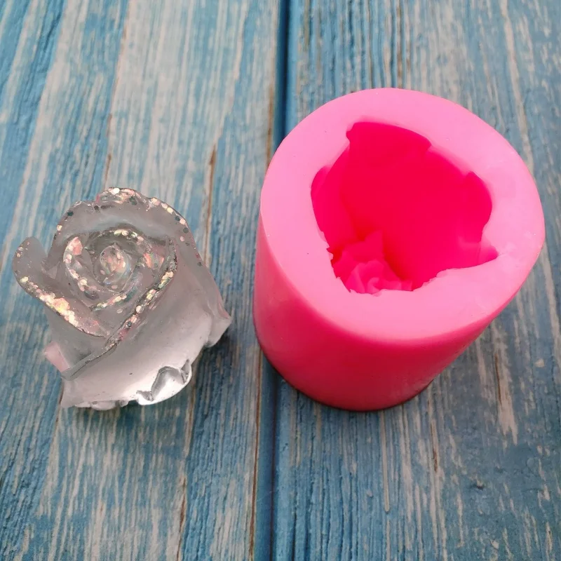&quotСделай сам&quot для торта 3D роза цветы Жидкая силиконовая форма с помадкой формы