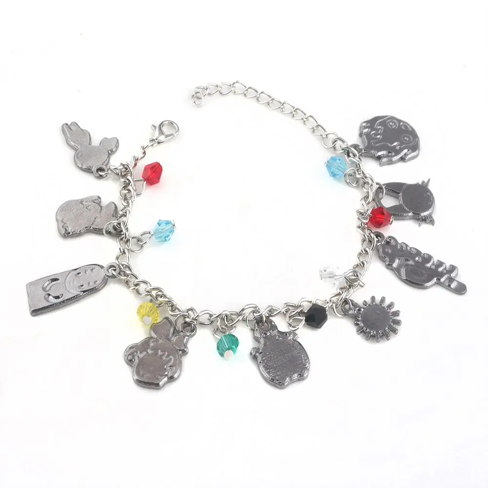 

Anime Kiki's Delivery Service Spirited Away Tonari no Totoro Charm Bracelets Fashion Jewelry Bangles for Women and Girl