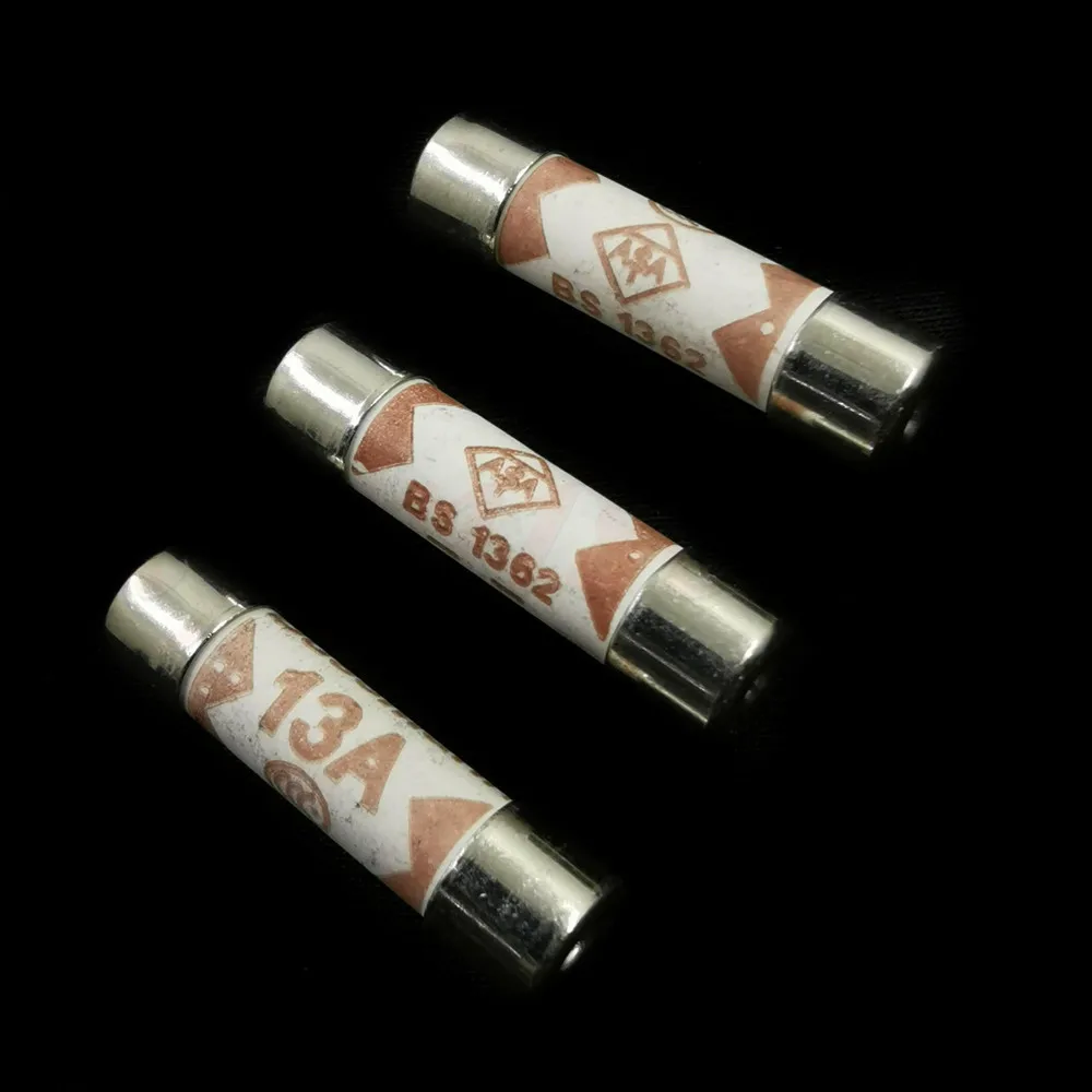 20pcs/lot BS1362 6*25 Filling sand Riot Ceramic fuse 6x25mm 240V 1A 2A 3A 5A 10A 13A 15A 20A | Обустройство дома