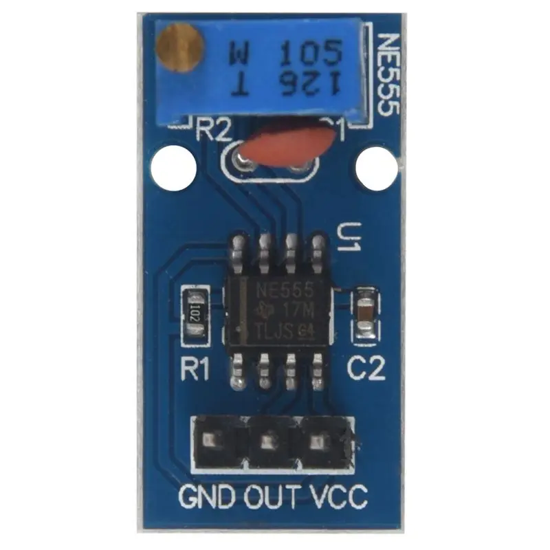 Лучшие предложения 2 шт. NE555 частота Регулируемый импульсный генератор модуль |