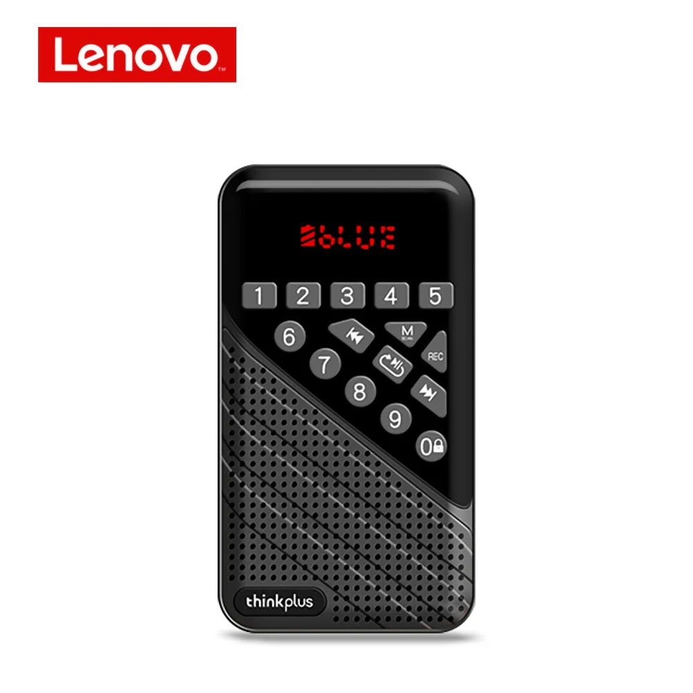 Многофункциональное записывающее радио Lenovo thinkplus R5 FM мини-радио Bluetooth