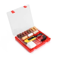 multifunctional home household laminate repairing kit floor repairs kit diy wood board repairs tool kit with 11 wax blocks