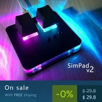 SimPad OSU Mini Keyboard Touch Wheel Axle Tester Gaming Keypad Cheery Red Switch Gaming Programmable DIY Mechanical Keyboard