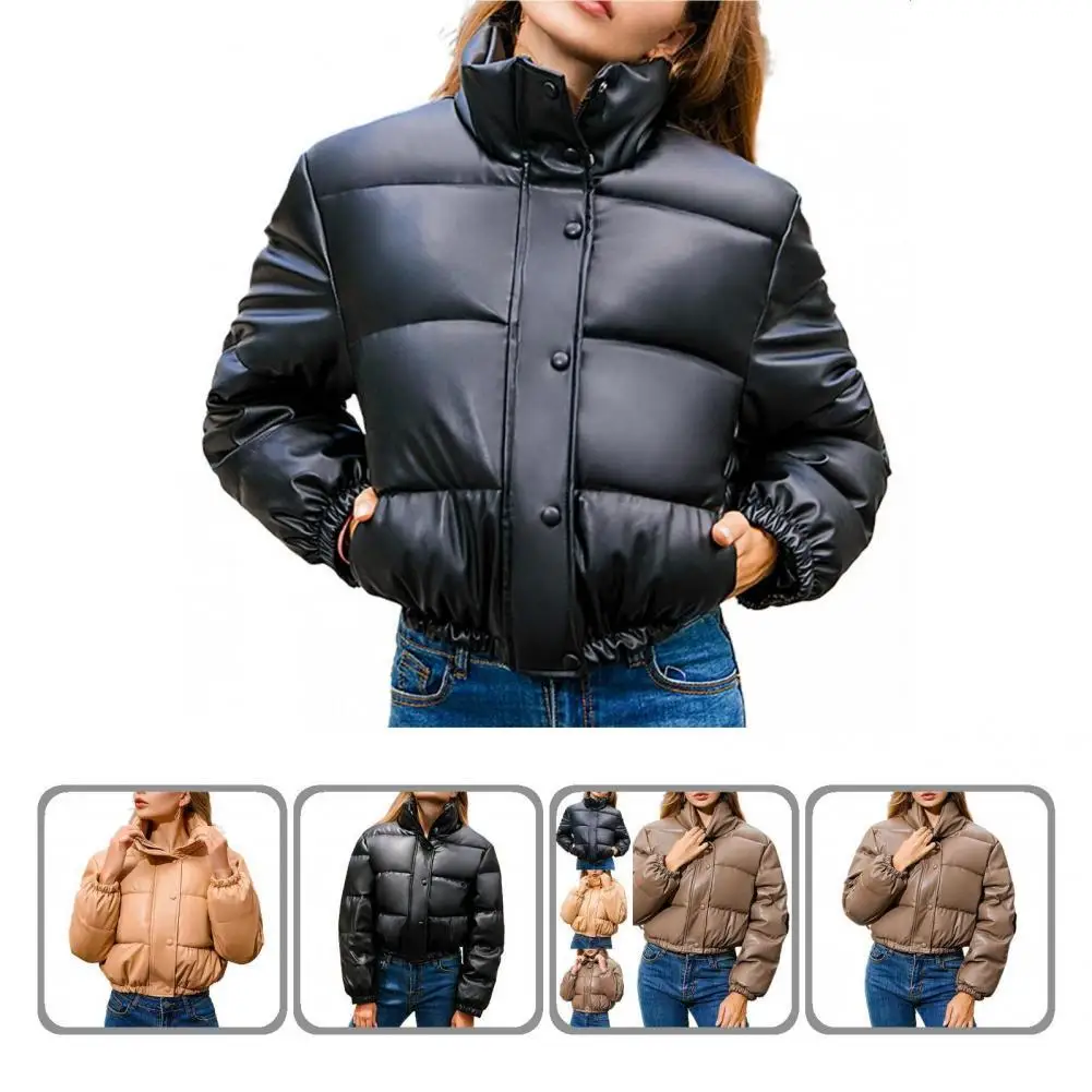 

Women Parkas Fashion Women Quilted Lightweight Puffer Jacket Short Coat Stylish