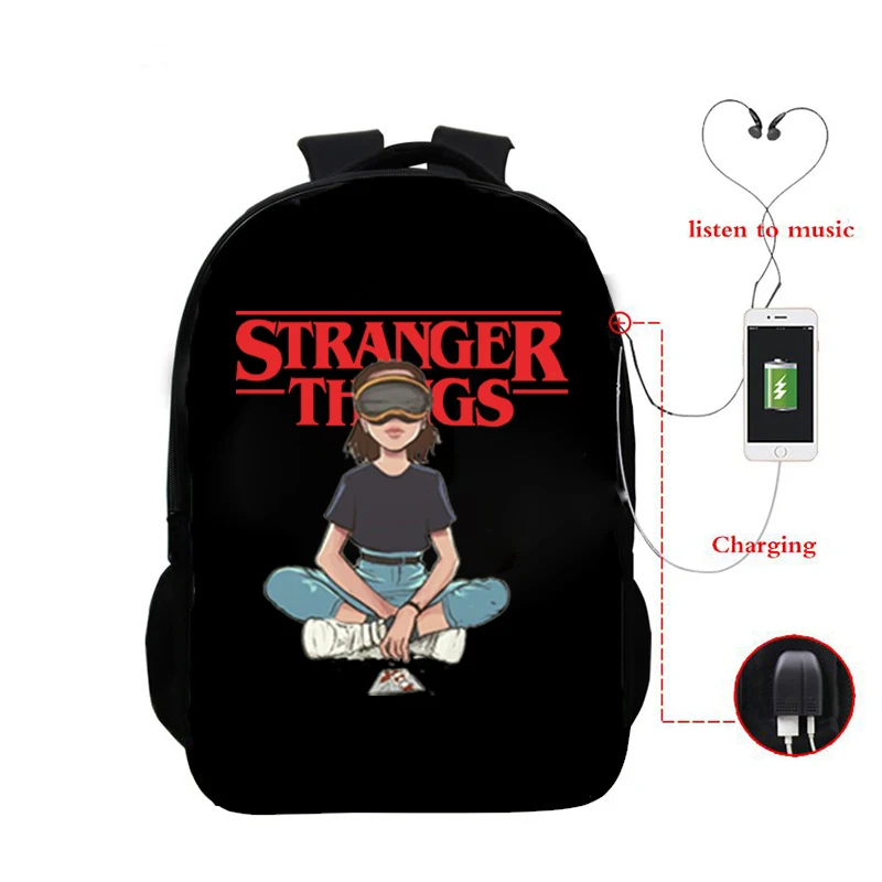 Рюкзак Stranger Things Season 3 смешной школьный рюкзак Eleven для мальчиков и девочек в стиле