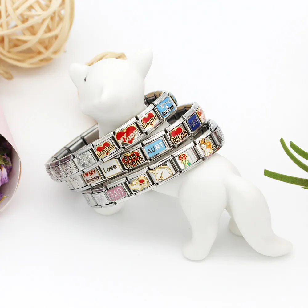 Браслет Hapiship из нержавеющей стали Шарм браслет с ромашкой любовью единорогом