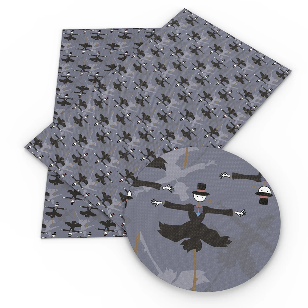 20*34 см Хэллоуин леденец принт искусственная кожа ткань лист винил одежда обивка