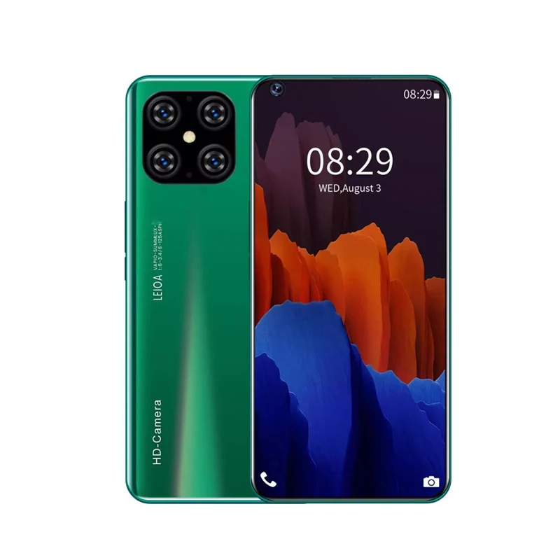 

Global Version 7.2" FDH i12 Mobile Phone 12GB 512GB 10Core 5000MAH 32MP Camera Android 10 OS Smartphone Face Unlock Google Play