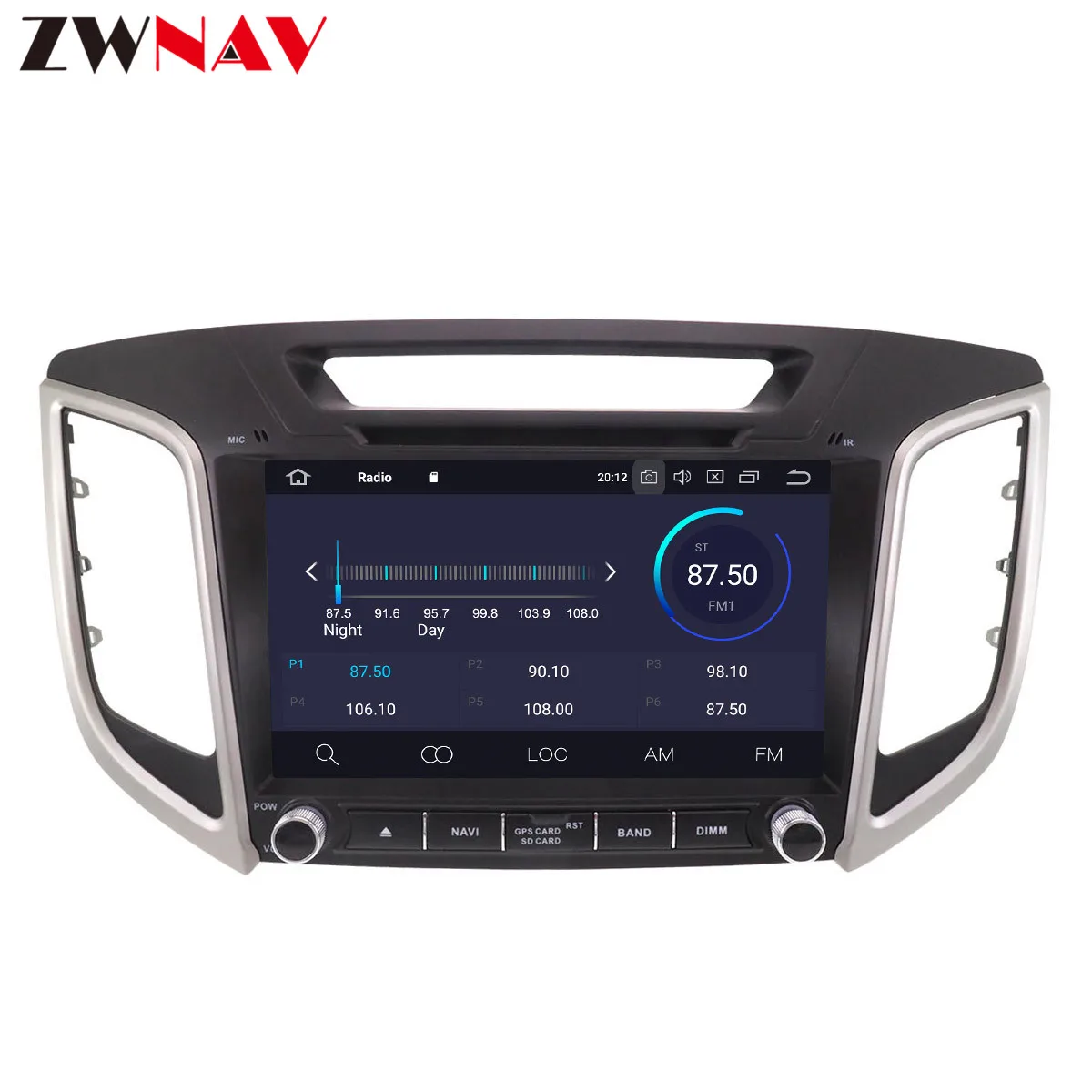Автомобильный мультимедийный плеер Android 9 1 dvd gps для hyundai creta ix25 автомобильный