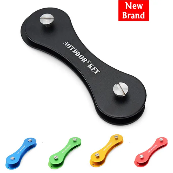 

EDC Hard Oxide Aluminum Portable Key Clip Folder Chain Pocket Tool