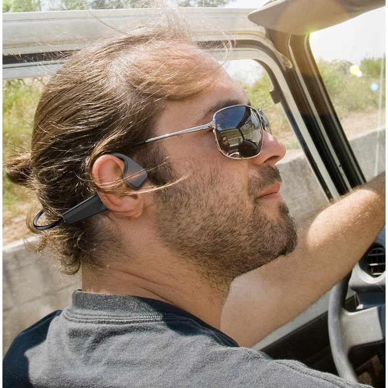 

New Bone Conduction Headphones wireless Sports Earphone IP56 Headset Stereo Hands-free with microphone For Running