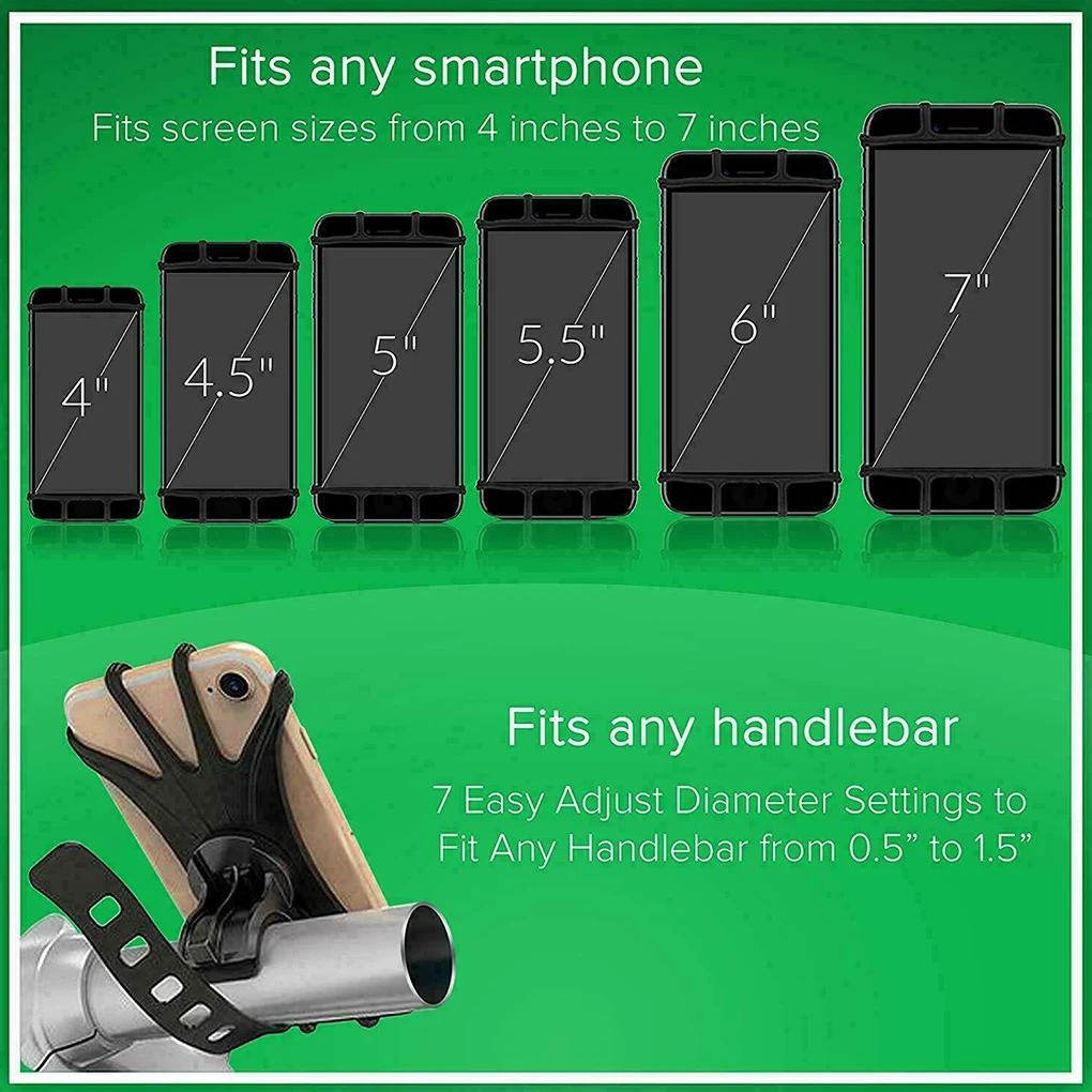 Силиконовый велосипедный держатель для телефона IPhone 11 pro max 6 7 8 plus X Xr Xs Мобильный