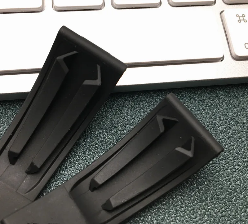 Ремешок силиконовый для наручных часов эластичный браслет из флюорового каучука