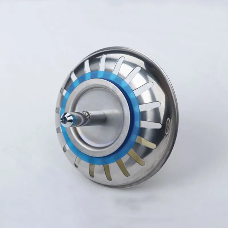 

39XA Stainless Steel Sink Filter Kitchen Drains Sewer Waste Plug Bathroom Hair Catcher Colanders Strainer Basin Accessories