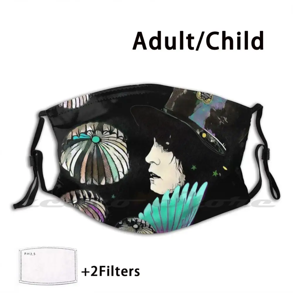 

Mystic Wizard Washable Trending Customized Pm2.5 Filter Mask Wizard Parachute Magic Peace Hope Magic