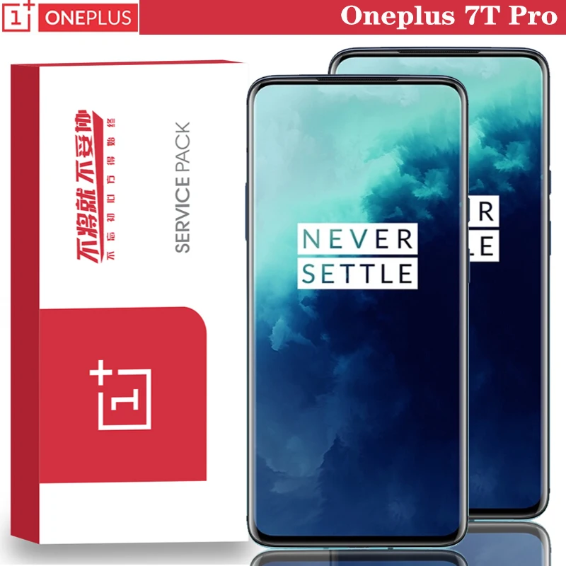 Оригинальный ЖК дисплей AMOLED Axisinternational 6 67 дюйма для OnePlus 7T Pro 7TPro сенсорная панель